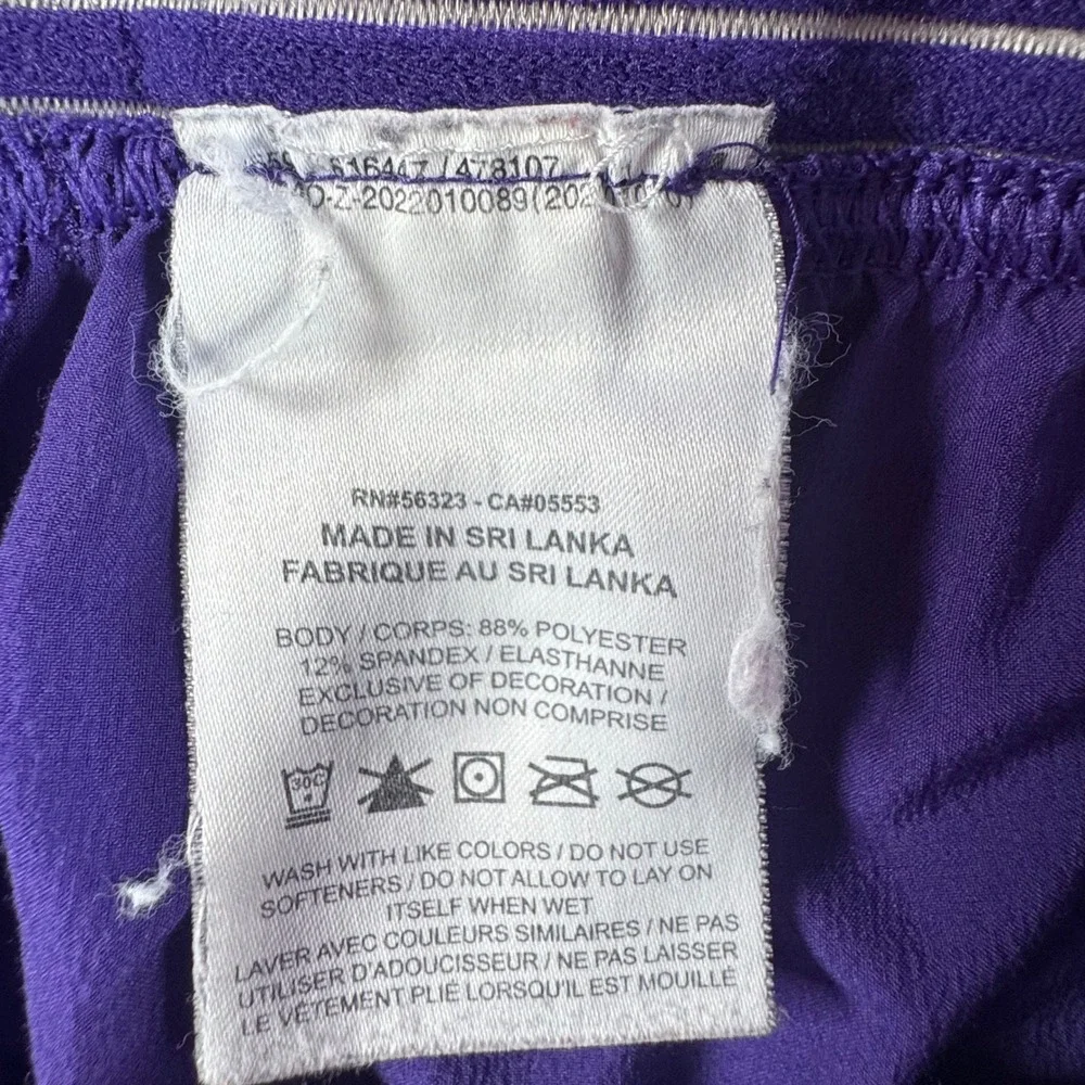 Nike Dri-FIT Womens Purple Running Athletic Shorts Small Elastic Waist Striped